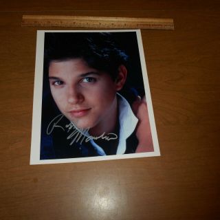Ralph Macchio Is An American Actor Hand Signed 8 X 10 Photo