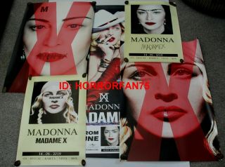 Madonna - Madame X - X5 Promo 2019 Poster Set - Uk,  Usa & Poland