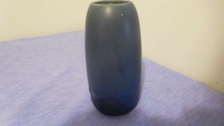 1918 ROOKWOOD Art Pottery Matte Blue Vase 1890 2