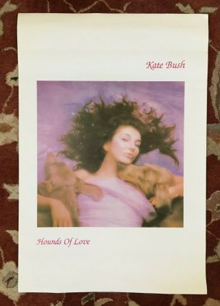 Kate Bush Hounds Of Love Rare Poster From 1985
