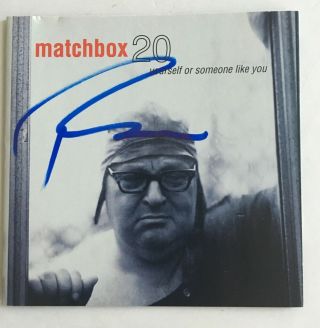 Rob Thomas Signed Autographed Matchbox 20 Yourself Or Someone Like You Cd