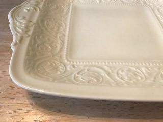 Vintage Wedgwood PATRICIAN PLAIN (Old) Square Handled Cake Plate,  11 5/8 