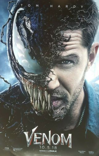 Venom D/s Final Movie Poster 27x40 Tom Hardy