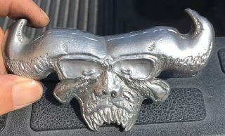 Obey Danzig Kiss The Skull Belt Buckle Misfits Samhain Punk Rock
