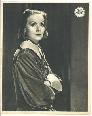 F29731 Queen Christina Greta Garbo Mgm Lobby Card Spain