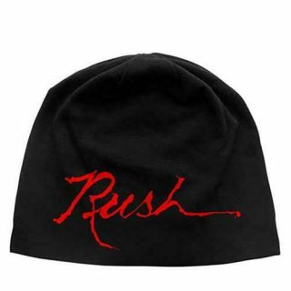 Rush Hemispheres Logo Beanie Toque Geddy Lee Neil Peart Collectible Mn - 100