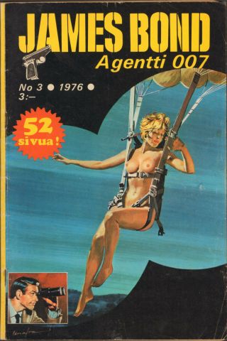 James Bond Agent 007 The Nevsky Nude Scarce Finnish Comic 3 - 1976
