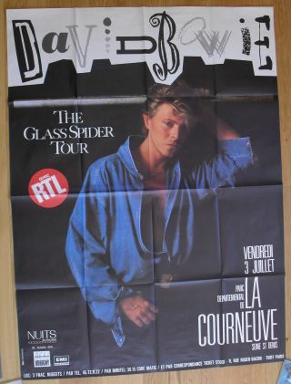 David Bowie French Concert Poster 