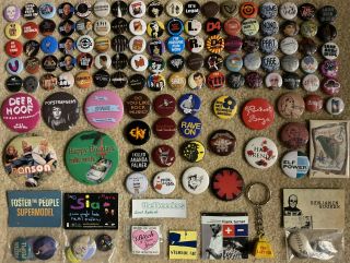 150,  Alternative Music Promo Buttons Magnets Etc Metric Beastie Boys Smiths Moby