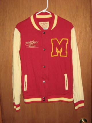 Rare Michael Jackson Thriller This Is It Tour Limited Edition Varsity Jacket S