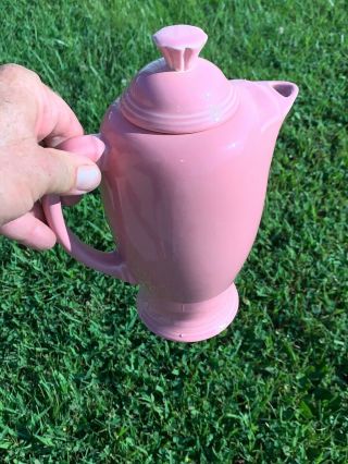 Fiestaware Rose Teapot Fiesta Retired Pink Unique Tea Pot Pitcher With Lid ❤️m13