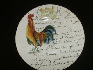 Williams Sonoma 14 Inch Pasta Serving Bowl With Rooster From Italy