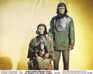 Roddy Mcdowall,  Kim Hunter,  " Escape From The Planet Of The Apes " Movie Still