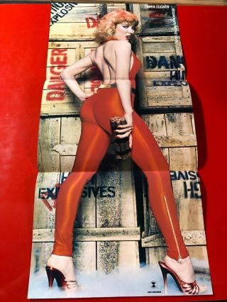 Big 14x30 Tanya Tucker " Tnt " Playboy Playmate - Style Fold - In Lp Album Cd Promo Ad