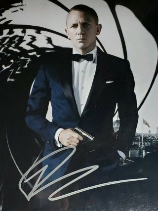 Daniel Craig Hand Signed 8x10 Photo W/ Holo 007 James Bond