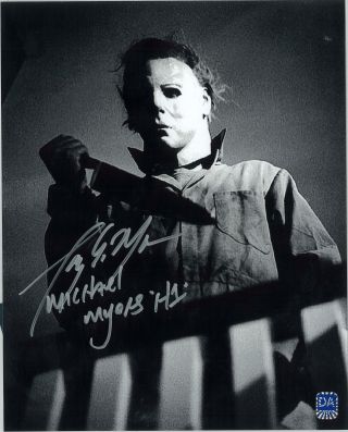 Tony Moran Autographed 8x10 Halloween Knife Photo