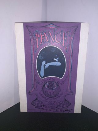1967 Dance Quick Silver Messenger Service,  Family Dog Signed By Mouse Postcard