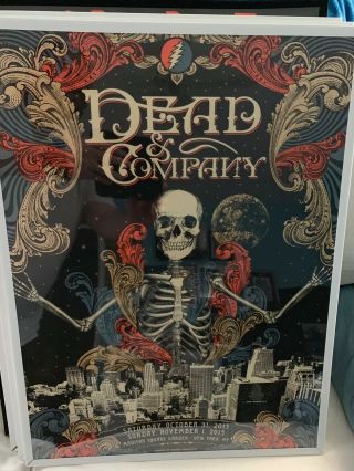 Dead And Company Print Poster Madison Square Garden 10/31/15,  11/01/15