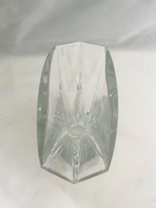 Vintage Signed BACCARAT Crystal 7” Vase Flared Top France 5