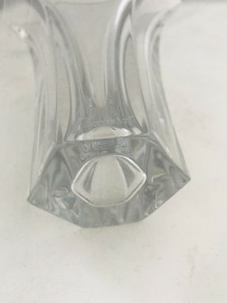 Vintage Signed BACCARAT Crystal 7” Vase Flared Top France 6