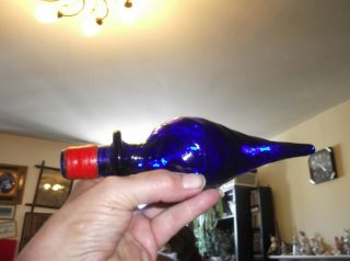 Vintage Collectable Spare Stopper Only For Cobalt Blue Twist Genie Bottle