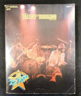 Official 1975 Talent And Booking Directory 5th Annual Paperback Book (rare)