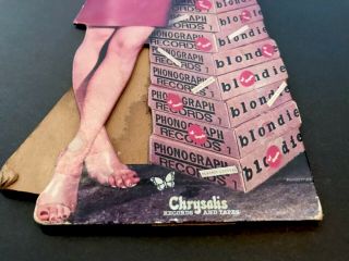 Blondie Promotional Stand - Up,  3 - D Display For ‘Plastic Letters’ 1977 6