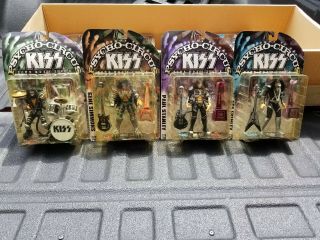Kiss Band Psycho Circus Tour Edition Complete Set 4 Figures Limited Mcfarlane