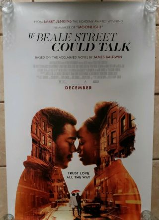 If Beale Street Could Talk 27x40 D/s Movie Theater Poster Barry Jenkins
