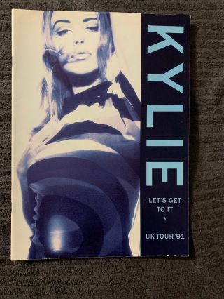 Rare Kylie Minogue Lets Get To It 1991 Tour Programme