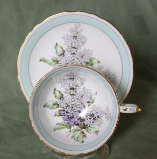 Stunning Paragon Large Lilac In Bowl & Saucer Tea Cup Double Warranted