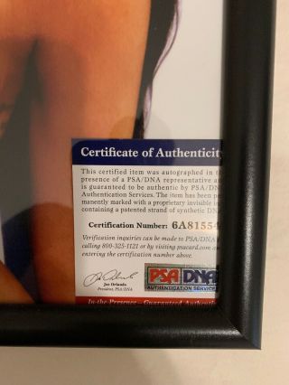 Megan Fox signed autographed framed sexy 11x14 photo PSA DNA 2