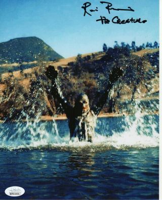 Ricou Browning Creature Of The Black Lagoon Autograph 8x10 Photo Signed Jsa