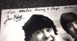 Joe Flannery The Beatles Booking Agent Hand Signed Photo Rare Paul McCartney 2