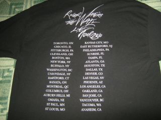 ROGER WATERS 2010 THE WALL TOUR CONCERT SHIRT&TICKET NEVER WORN OR WASHED 2XL 5