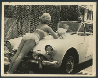 Bachelor Flat ’61 Terry - Thomas Roxanne Sexy Legs Busty Arlen Car