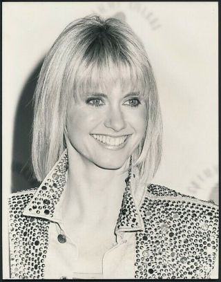 1987 Photo Olivia Newton John Pretty Star Actress Smile