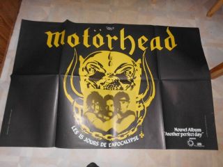 Motorhead - Another Perfect Day France Concert Poster