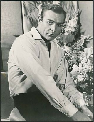 1960’s Photo Sean Connery Handsome Scottish 007 James Bond Actor