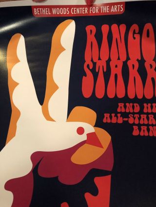 Ringo Starr and His All - Starr Band Poster Woodstock 50th Bethel Woods,  NY 2019 3