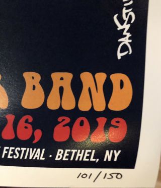Ringo Starr and His All - Starr Band Poster Woodstock 50th Bethel Woods,  NY 2019 6