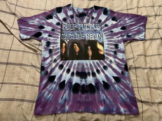 Deep Purple Machine Head 2004 Concert Tour Shirt Tie Dye Sun Dog Men’s Large