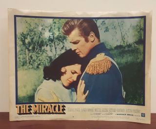 1959 The Miracle Wb Warner Bros Movie Carroll Baker,  Roger Moore,  Walter Slezak