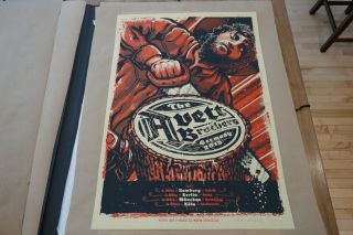 The Avett Brothers Germany 2012 Poster Print Lars Krause Ap Edition Limited S/n