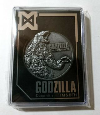 Godzilla King Of The Monsters Medal Japan Movie Theater Limited Goods