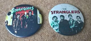 The Stranglers - Very Rare Punk Pin Badges X2,  Memorabilia