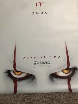 It Chapter Two - 2 - DS movie poster 27x40 D/S Adv B - 2019 Stephen King 3