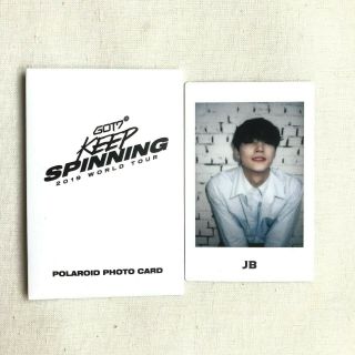 Got7 Keep Spinning World Tour Official Goods Jb Polaroid Photocard