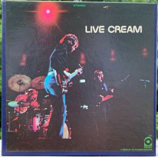 Live Cream - 7” Reel To Reel Tape - X 328 - 3 - 3/4 Ips