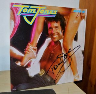 Tom Jones Signed Vinyl Lp Record Rescue Me Sexy Cover Wales Welsh